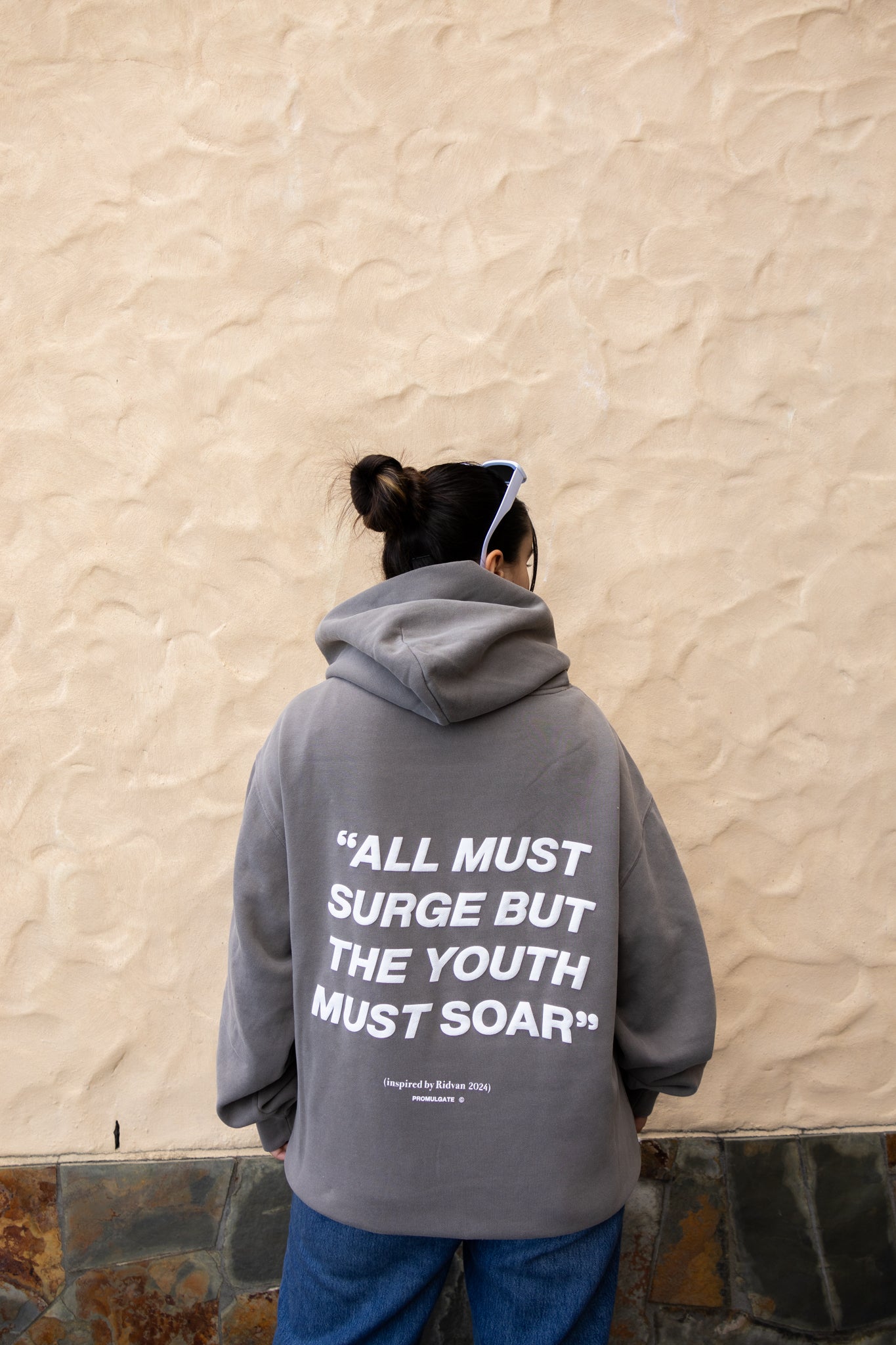 FADED GREY HOOD "THE YOUTH MUST SOAR"
