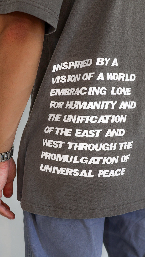 FADED GREY LOVE FOR ALL HUMANITY TEE