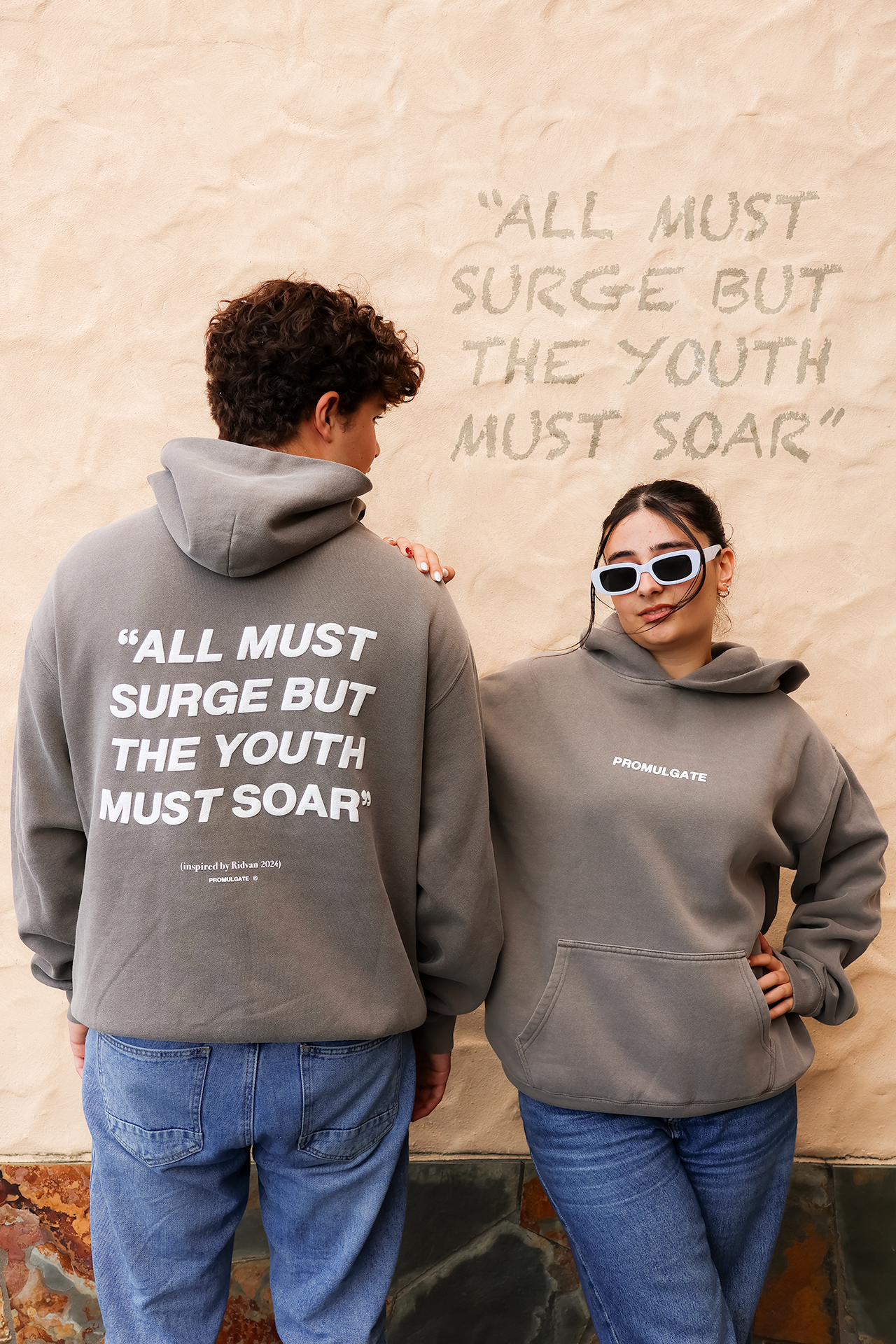 FADED GREY HOOD "THE YOUTH MUST SOAR"